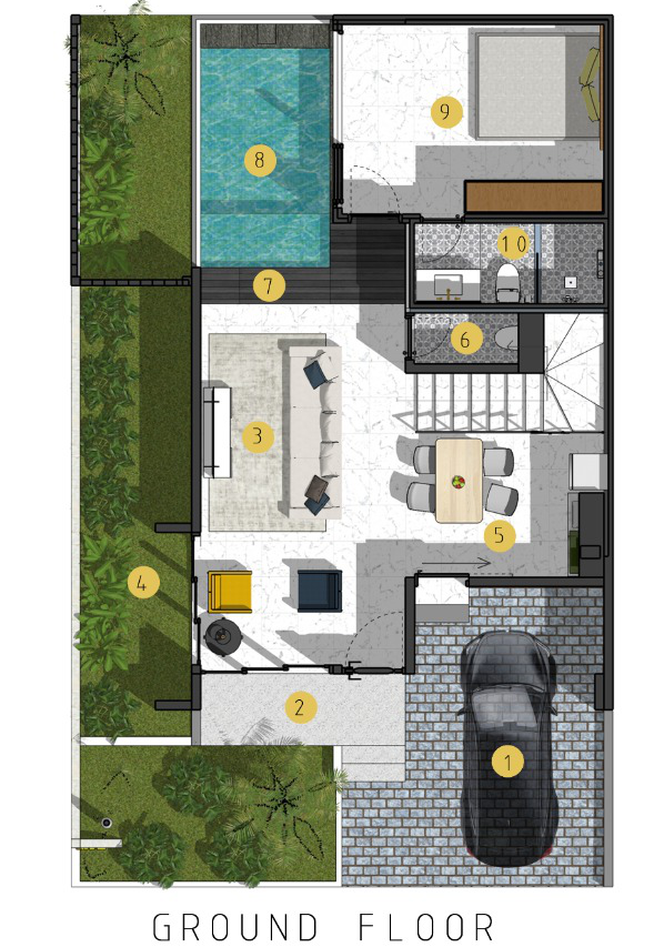 Ground floor layout